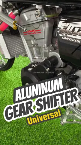 Solid at mura lang✅ #ALUMINUM GEAR SHIFTER - adjustable #Universal #motorcycle #gearshift #streetbike #motorshow 