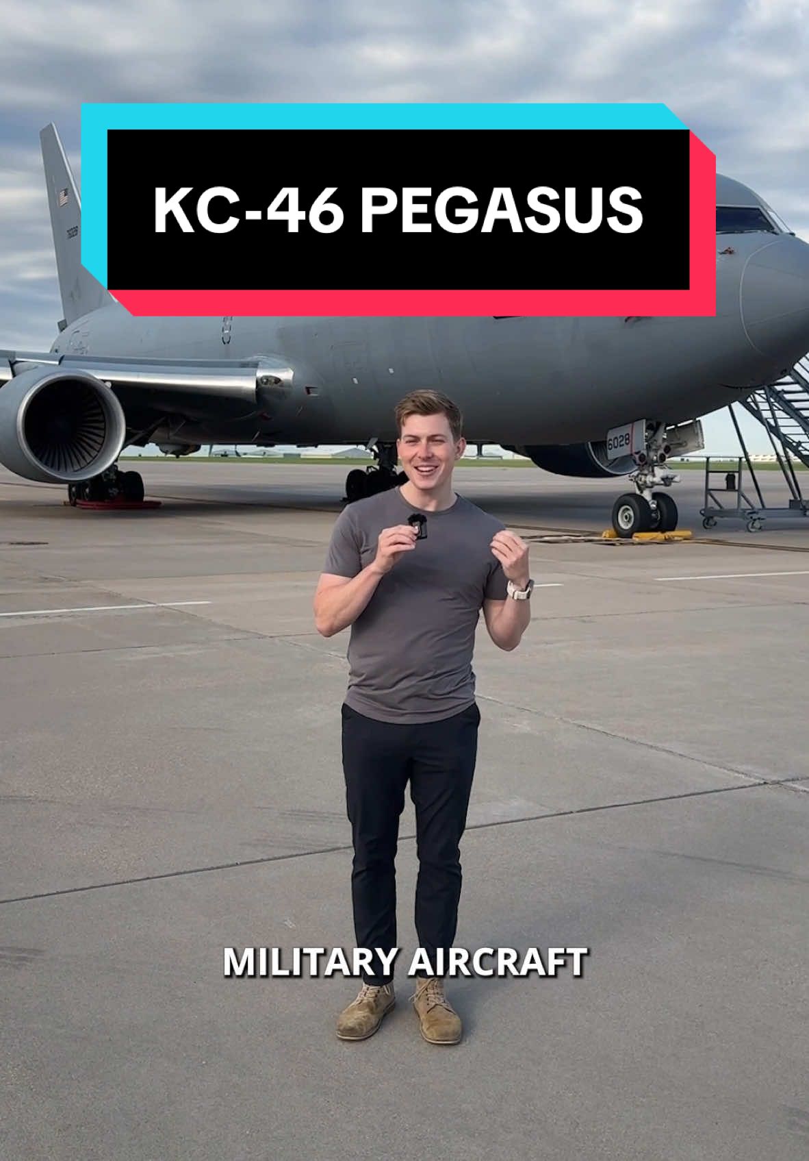 The KC-46 Pegasus is a flying gas station in the sky. ⛽️