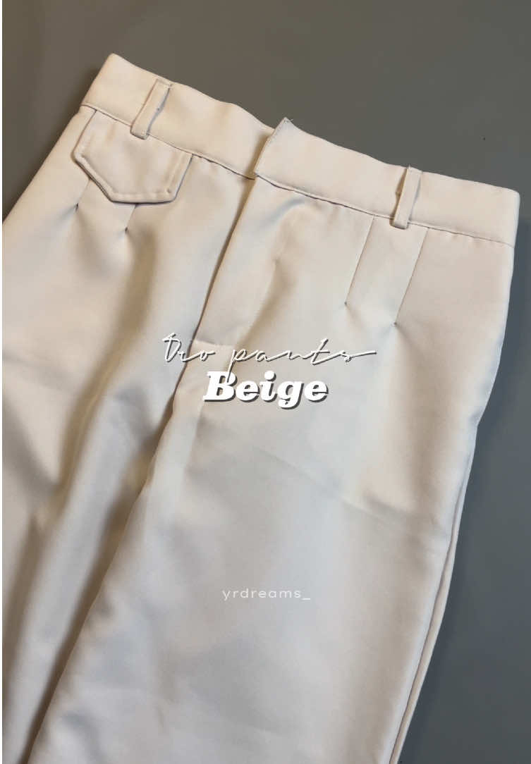 Warna beige oro pants emang sefavorit itu besty😭😭😭 #celana #oropants #wibgajian #celanakulot #celanahighwaist 