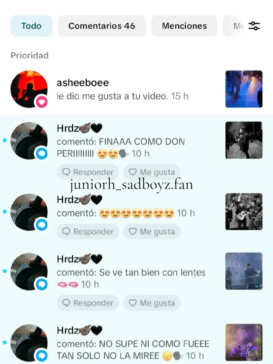 a cada rato me metía a la cuenta a ver si era el mismísimo @asheeboee y si era la misma 😭😭🫶🫶🥰🥰 #juniorh #sadboyz #fpy #sadboyz4life2 #parati #sadboyzmaniatour2024 #contingente2 #juniorh_oficial_ #laletramudajuniorh #Viral #sadboyz4life #laletramuda #sadboyztour2024 #QSLMD #sadboyztour #sadboyzentertainment #quesigalamatadando #editsjuniorh #feliznavidad2024 