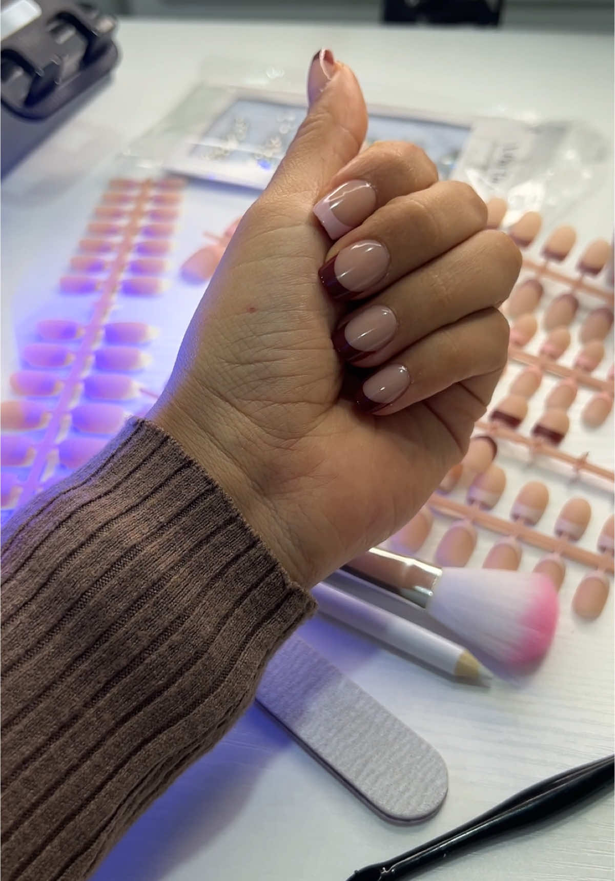 Puedo elegir diferentes estilos, tamaños y colores con este set, me encanta!💅👑#uñas💅 #uñaspress #uñaspresson #uñaspressontiktokshop 