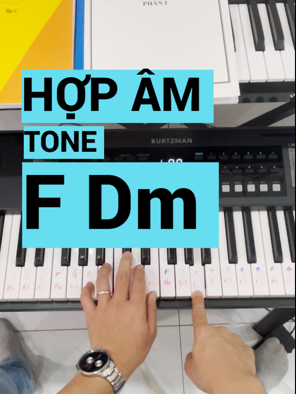 Tone F Dm Gồm những hợp âm gì #hocnhac #hocdan #thiendaydan #hocpiano #hocorgan
