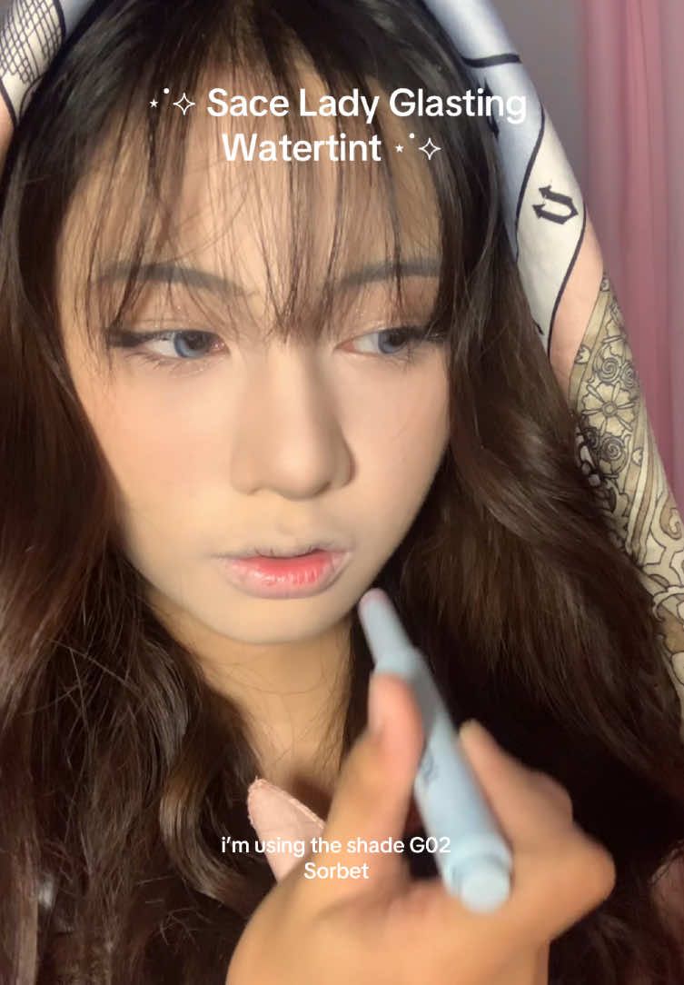 Glasingtint for that tanghulu lips👄#clickclaypen #glosslipstick #clicklipstick #sacelady 