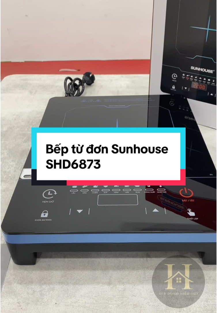 Bếp từ đơn Sunhouse SHD6873 Công suất 2200W đa chức năng Lẩu – Xào – Chiên – Súp – Hâm nóng – Hấp – Đun nước #beptu #bepdien #tet #giadunghieuhuy #xuhuong 