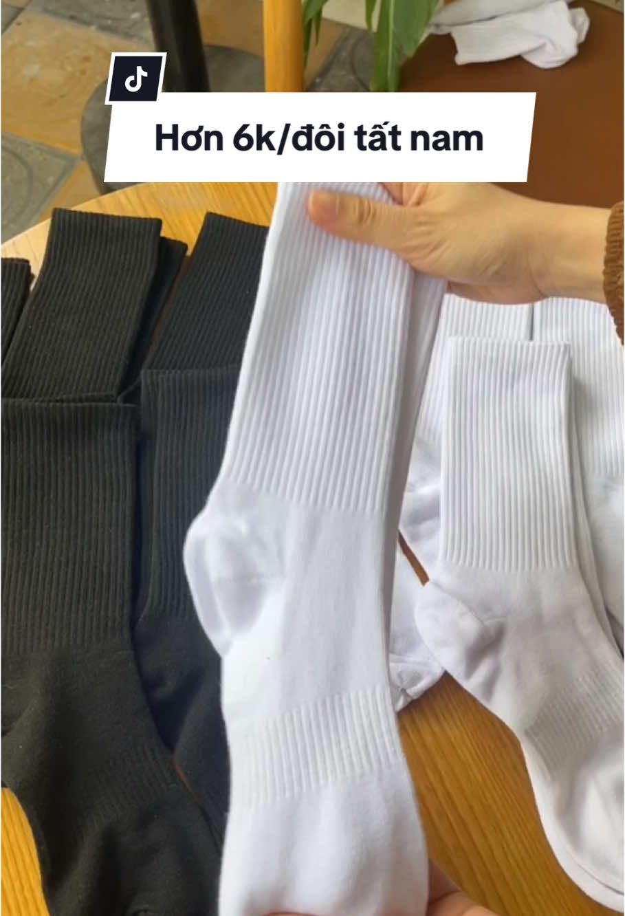Rẻ lắm các anh ơiii Tất nam cao cổ có hơn 6k/đôi được chọn màu #tatnam #tatnamcaoco 