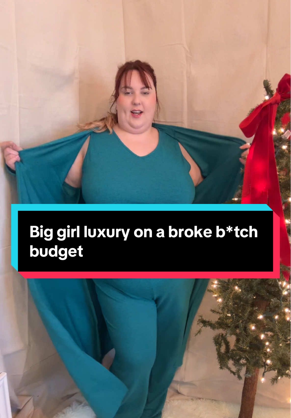 I’m never taking this off #fashion #fashiontiktok #plussize #plussizefashion #winterfashion 