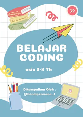 Belajar coding anak TK PAUD usia 3-8 Tahun, manfaatnya apa? banyak banget salah satunya bisa melatih konsentrasi dan imajinasi anak #coding #belajarcoding #belajaranak #belajaranakpaud #belajaranaktk #mediabelajaranak #matematika #belajarditiktok #codingforbeginners #codingforkids