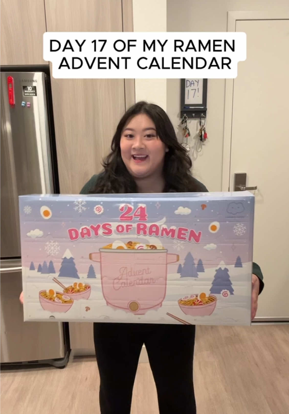 DAY 17 OF MY RAMEN ADVENT CALENDAR ☁️🎄🍜 GIVEAWAY DETAILS BELOW! I’m GIVING AWAY these Cloudy Cafe Advent Calendars each day for the next 25 days!! I will be announcing the winner on Instagram and TikTok stories! RULES TO ENTER BELOW: • Must be following @ohmymisty and @thecloudycafe • Tag 2 friends in the comments of this post EXTRA ENTRIES: This giveaway is being held on my Instagram, TikTok, and YouTube. So you can get extra entries by entering on any additional platforms ❤️ If you’re entering on YouTube, please comment your Instagram handle as an entry! This giveaway is for U.S. only! Winners will be posted on my Instagram and TikTok stories! Good luck everyone 🎄 #adventcalendar #ramen #noodles #buldak #buldakramen #spicynoodles #christmas 