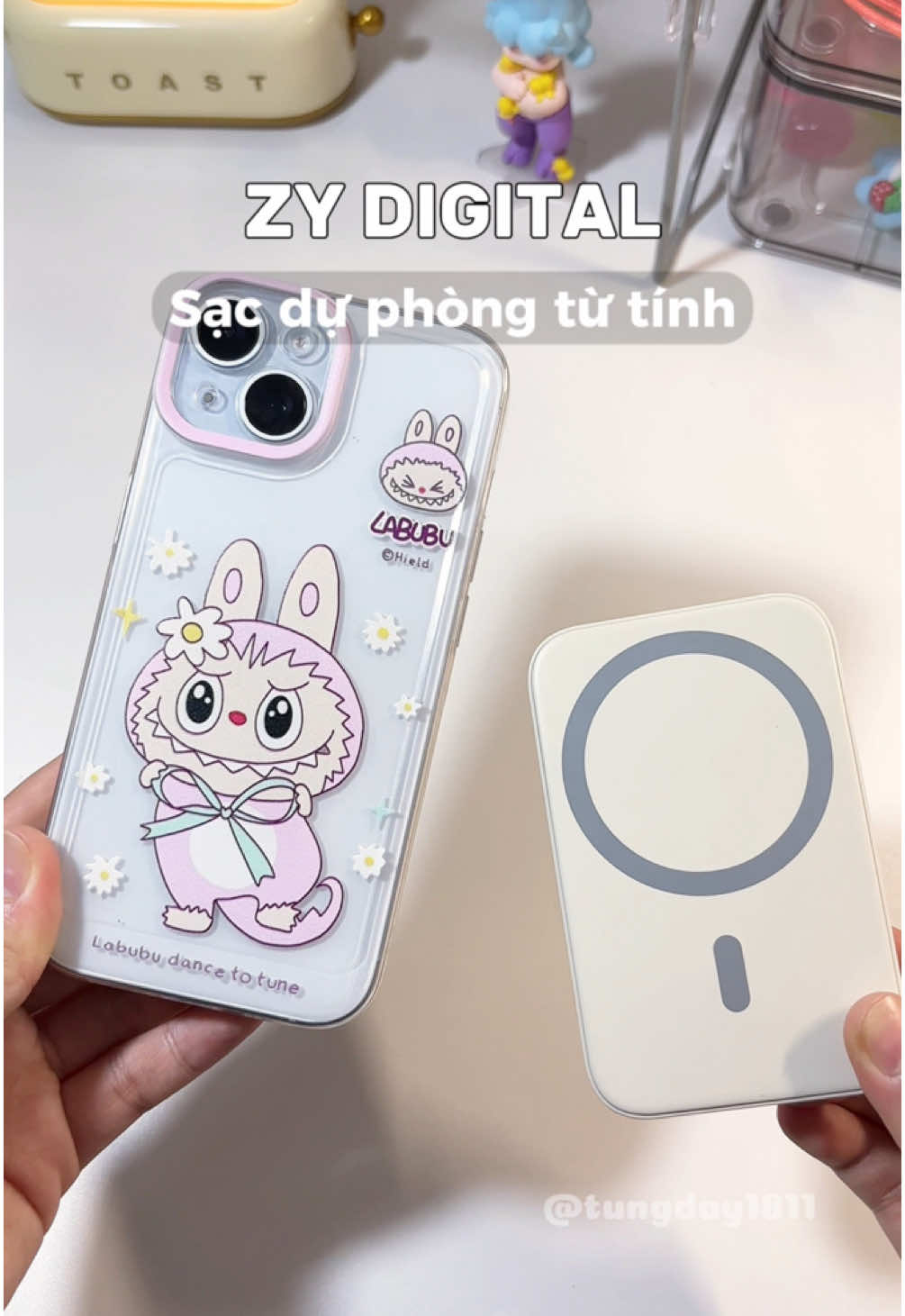 Sạc dự phòng từ tính 5000mAh, hỗ trợ sạc nhanh 20W ⚡️🤩👌🏻 #sacduphong #sacmagsafe #sacduphongtutinh #sacduphongkhongday #magsafe #reviewphukiendienthoai #unboxing #unbox #xuhuongtiktok #viralvideo #foryoupage #tungday1811 #muataitiktokshop 