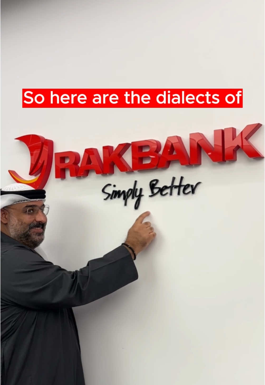 At RAKBANK, we are proud to show the diversity of our team and the depth of the Arabic language. Watch as these different dialects tackle the same expressions! في راك بنك، تنبض اللغة العربية بتنوعها على ألسنة فريقنا المميز. شاهدوا كيف تتوحد اختلافات اللهجات لتعكس روحنا المشتركة وتثري تجربتكم المصرفية! #RAKBANK #SimplyBetter #ArabicLanguageDay #worldarabicday 