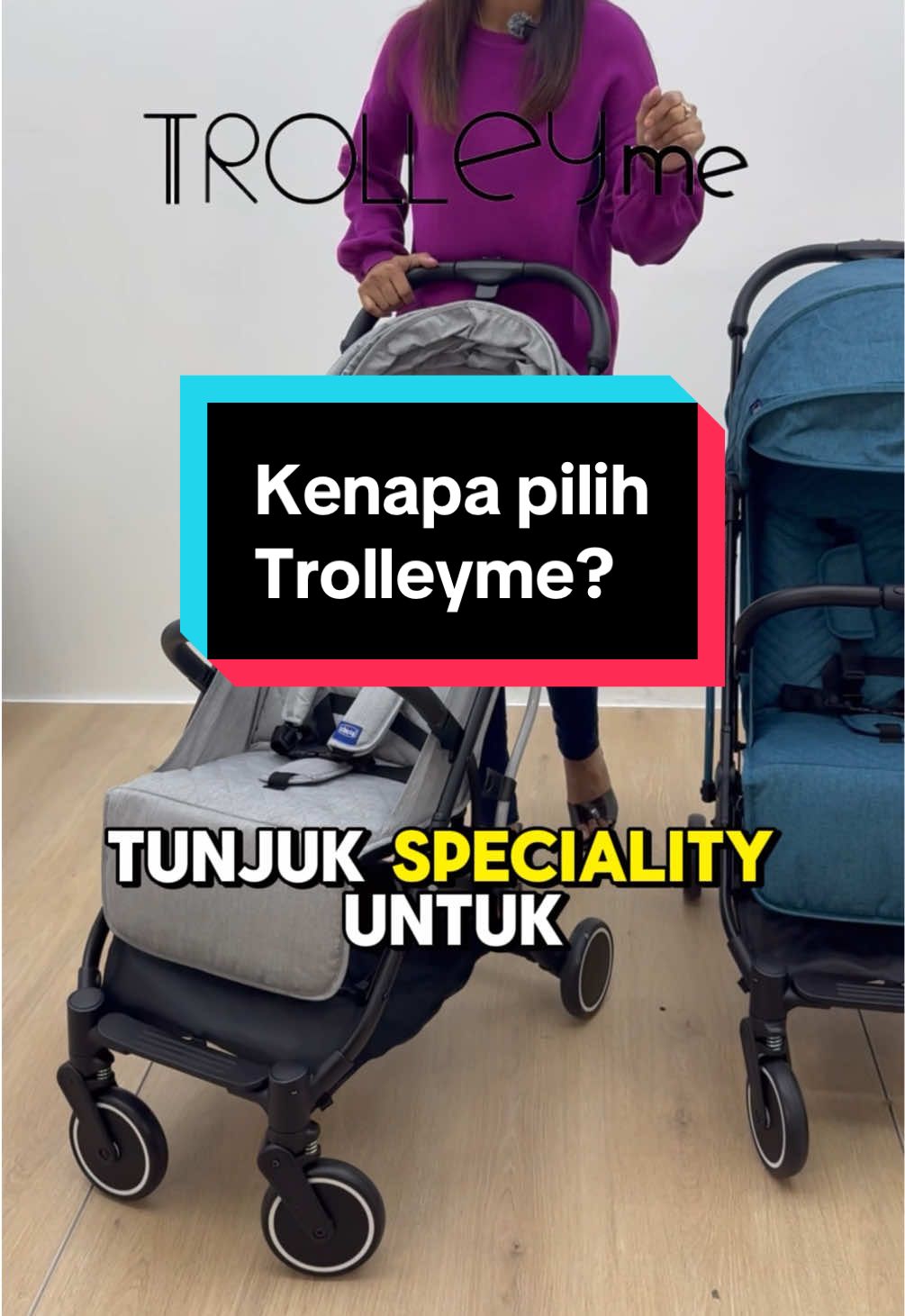 Trolleyme mempunyai fungsi troli👍 Sangat sesuai untuk mummy yang tak boleh angkat berat #chicco #chiccomalaysia #stroller #babystroller #fyp #fypシ゚viral #chiccostroller #baby #JOMLokal #TikTokShopTawaranHariGaji 
