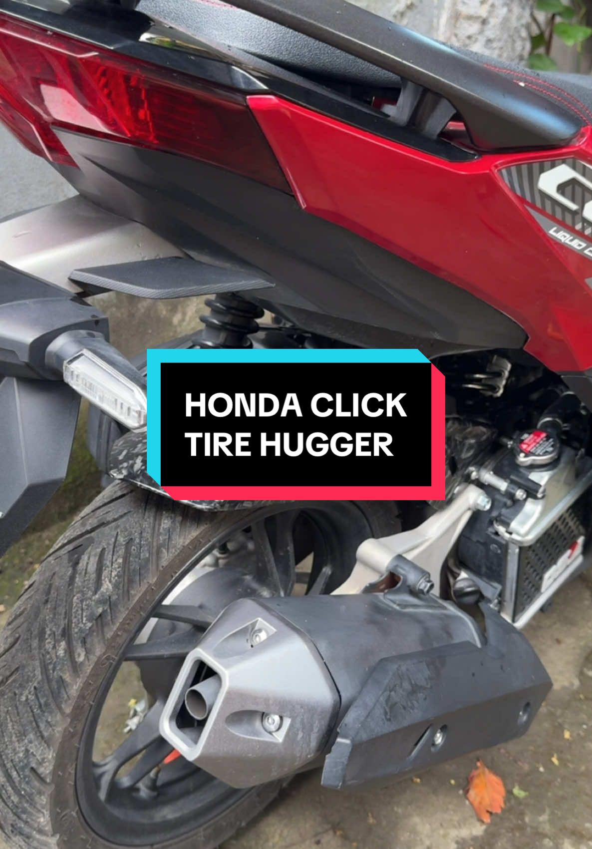 Honda Click 125 Tire Hugger #hondaclick #tire #rider 