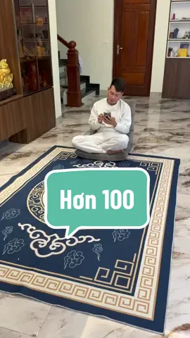 Bao nhiêu ?  Hơn 100k   Cái thảm bali này a mua có hơn 100k e xem đẹp chưa ? #thưởngpewpew #thuongpewpew #tham#thảm#thảmbali#thambalinhapkhau #thambalitraisan 