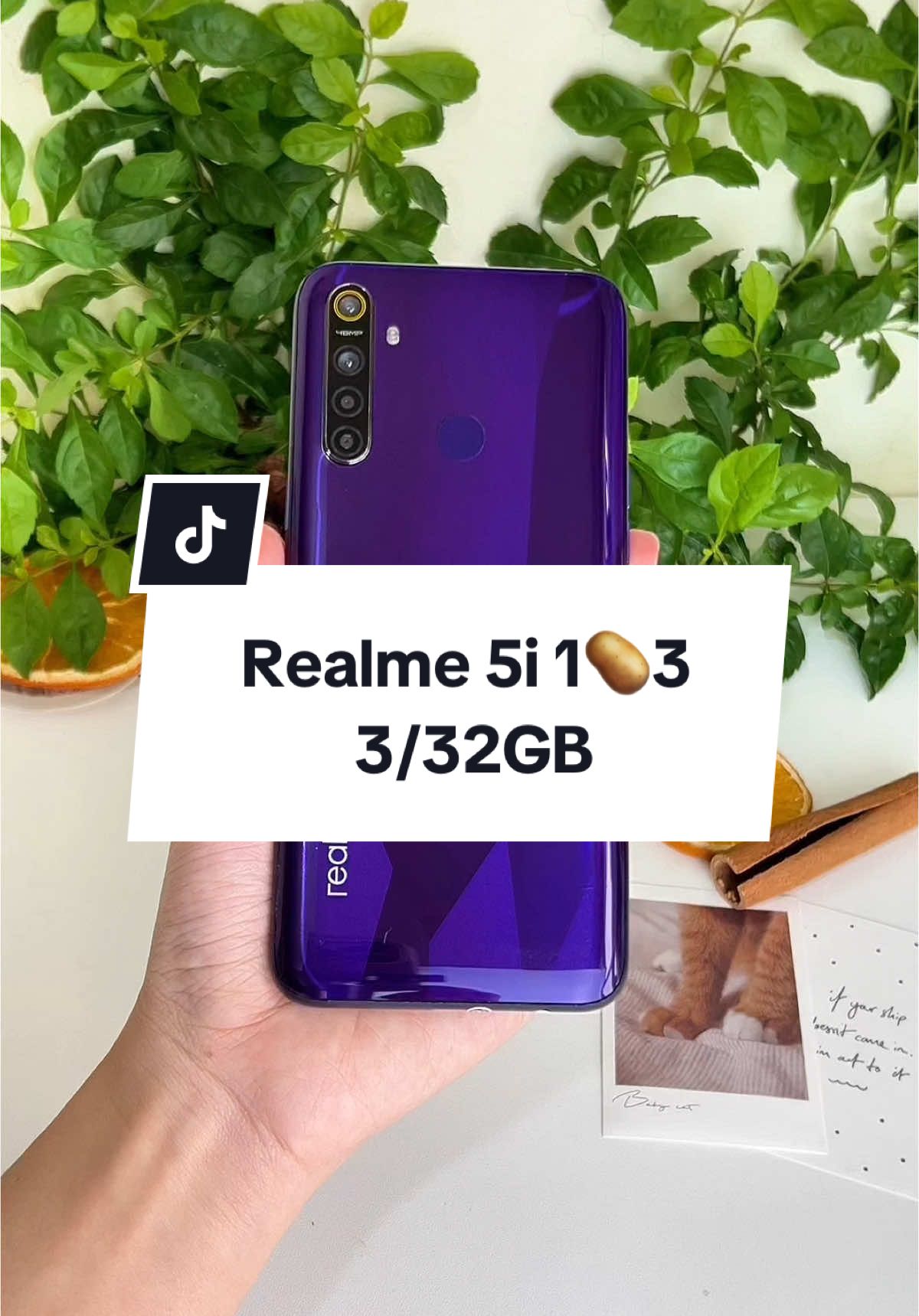 Realme 5i 3/32Gb máy nguyên zin, ngoại hình đẹp, full chức năng  #realme #dienthoai #smartphone #dienthoaicu #dienthoaicugiare #viral #fypシ゚viral #fyp 