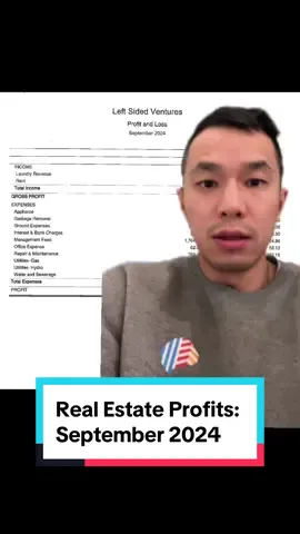 Real Estate Investing Profits for the month of September #realestateinvesting #realestateinvestor #rentalproperty #greenscreen 