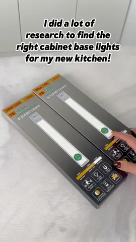 Under Cabinet &Closet Lights #kitchen #cabinets #lights #tiktokshop #motionsensor 