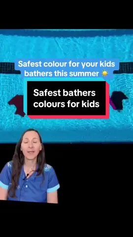 The colour of your kids’ bathers could save their life! 😮 Every second counts when searching for a missing child. Vibrant and neon colours such as yellow💛, orange🧡 and pink🩷 stand out against the water making it easier for adults to quickly locate them on the surface and underwater.  Share this video with your friends and help keep our kids safe this summer! 🙌 #watersafety #watersafetyawareness #swimwear #Summer #pool #poolsafety #perth 