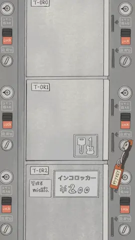 コインロッカー？#animation #Loop #インコ #ROCK
