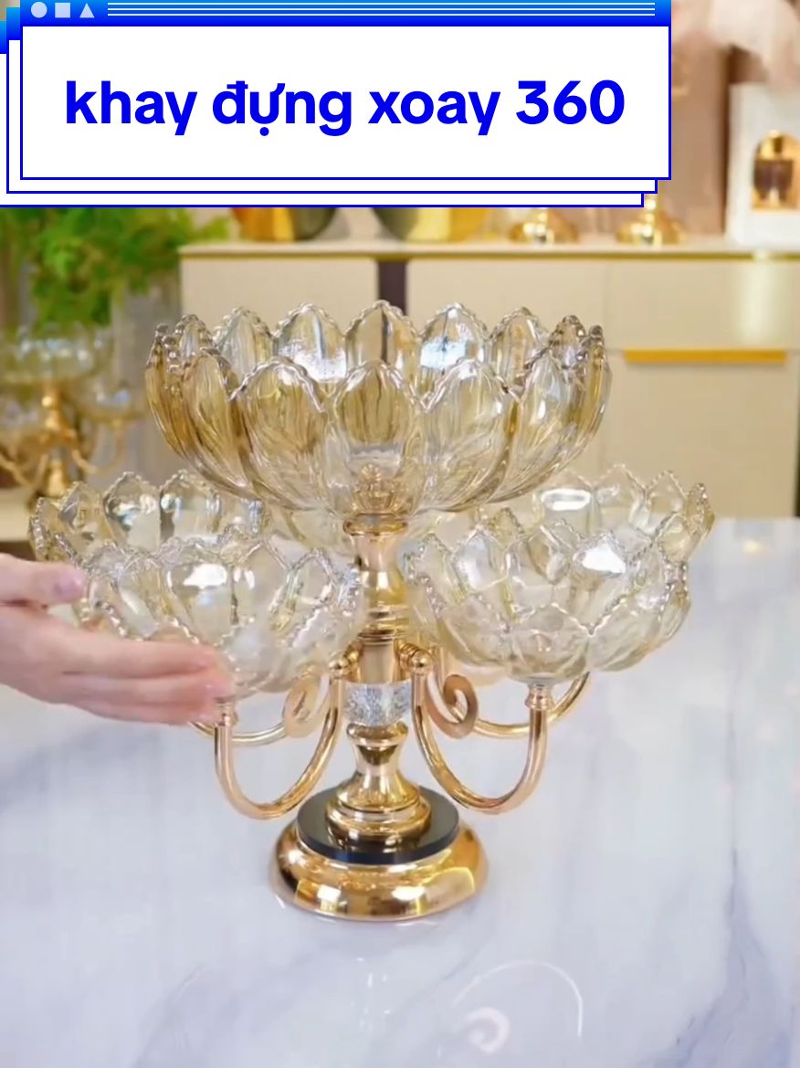 khay đựng hoa quả bánh kẹo ngày tết #thanhgiadung #giadungtienich #xuhuongtiktok 