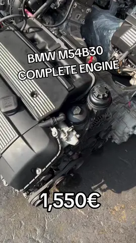 Complete Engine M54B30 for BMW  Contact us on Whatsap: +447366356052