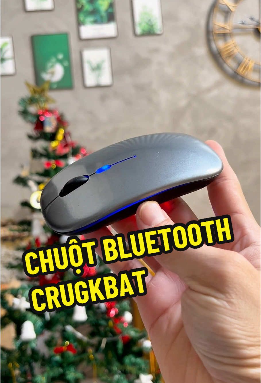 Chuột bluetooth CRUGKBAT 3 mode kết nối thiết kế mỏng đẹp phím êm nhẹ sạc pin DPI nhậy bánh xe mượt #chuotbluetooth #chuotkhongday #chuotbrugkbat #xuhuongtiktok #anreview8 