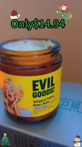 Don't miss out on this organic cream EVIL GOODS BUTTER AND MANUKA HONEY BALM for moisturiser, body lotion, skincare and lip balm!