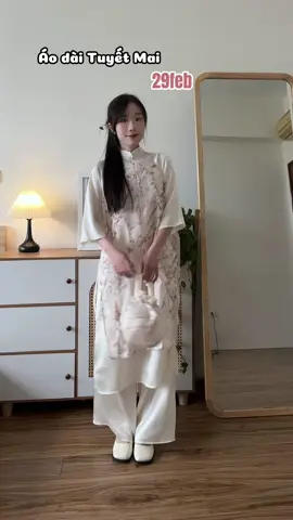 Áo dài Tuyết Maiii #motbonghoa #29febcloset 