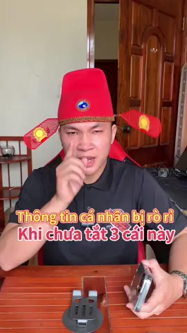 Thông tin cá nhân bị rò rỉ khi chưa tắt 3 cái này #datdungdua #LearnOnTikTok #VolmjrNetwork #yeucongnghe #Thanhcongnghe #thuthuatcongnghe 