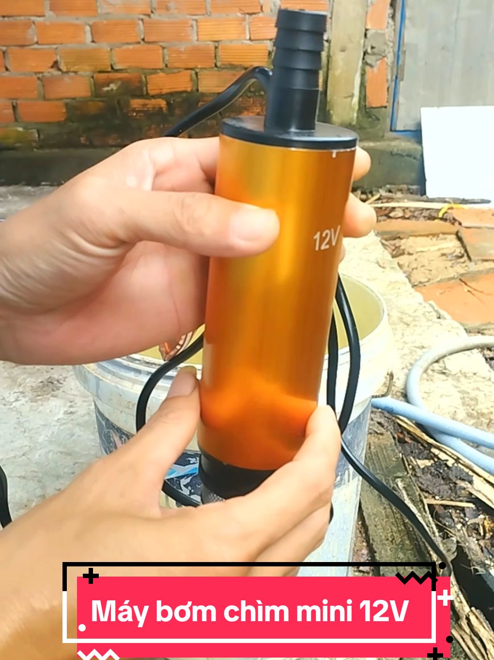 Máy bơm chìm mini 12V #maybom #tieudung #giare #xuhuong 