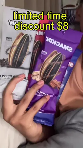 Why are these Sunflower Seeds so Good ?? #sunflowerseeds #snack #snacks #tasty #flavor #seeds #garlic #cheese #salty #seasoned #seasoning #tiktokshop @SMACKIN’ Sunflower Seeds @SMACKIN Seeds
