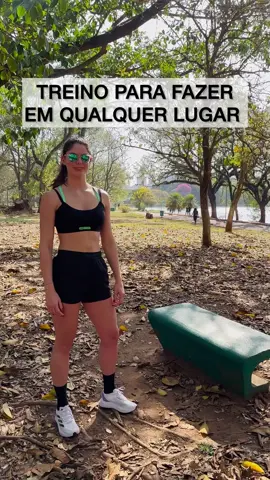 Que comecem os treinos de férias! 💪🏻 Ja salva ai! #treino #Fitness #fyp #foryou #saude #personaltrainer #treinofeminino #funcional #dicas #parque #treinonoparque 