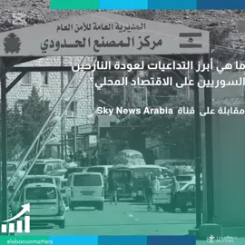 ما هي أبرز التداعيات لعودة النازحين السوريين على الاقتصاد المحلي؟ كيف أثرت الأزمة السورية على الاقتصاد اللبناني؟ ما هي أبرز الخسائر التي تكبدها لبنان بسبب الأزمة، وهل كانت هناك مكاسب مقابلة؟ كيف تنعكس عودة النازحين على اسعار المنتجات في لبنان؟ For more in-depth analysis and articles, visit our website: Lebanese Institute for Market Studies Website www.limslb.com #Lebanon #EconomicFreedom #PolicyReforms #Investment #Entrepreneurship #LebaneseInstituteForMarketStudies #limslb #viral #money #foryou #foryoupage #likes #follow #bank #economy #lebanon #crisis #leb #bank #dollar