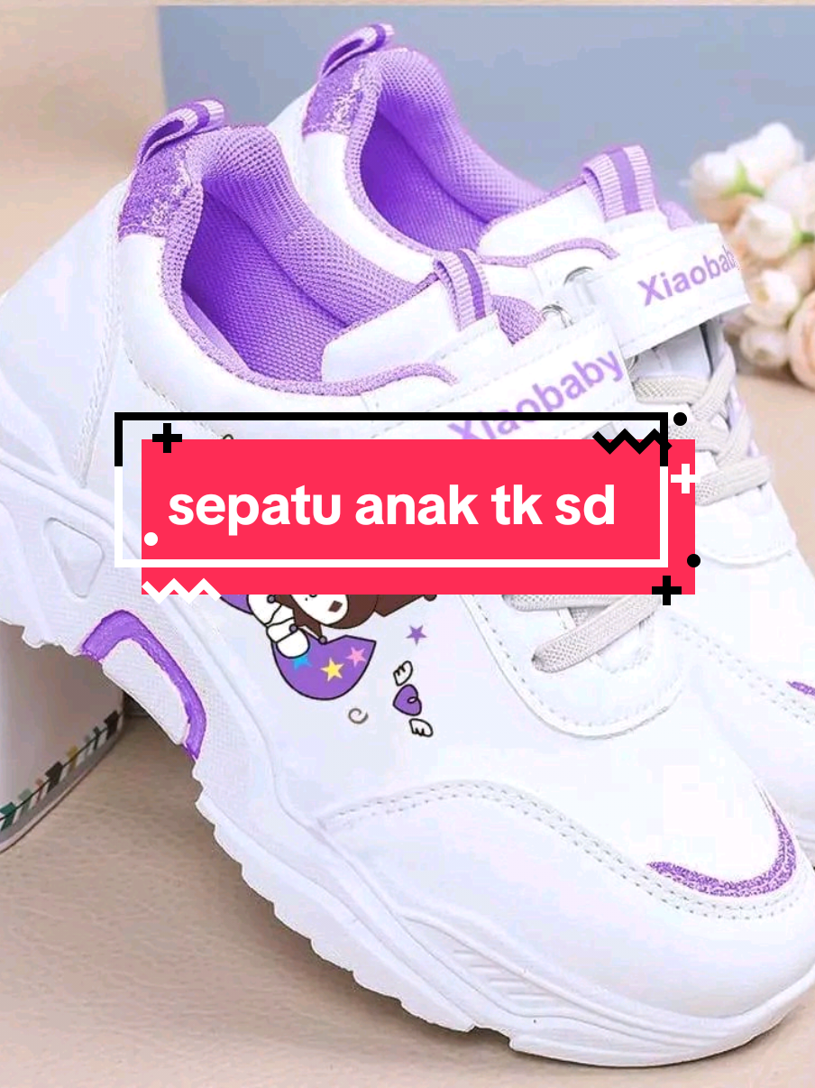 SEPATU SNEAKERS ANAK PEREMPUAN KARAKTER KUROMI SEPATU ANAK SEKOLAH TK SD SIZE 26-35 Fashion hanya Rp44.500 #sepatuanak #sepatusekolah #sepatumurah #gebyarbelanjadesember 