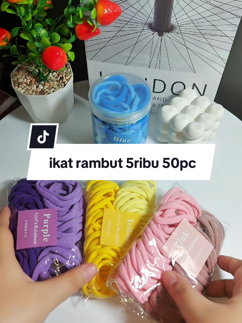 ikat rambut donat 5ribu dpt 50pc #ikatrambut #ikatrambutdonat #ikatrambutanak #ikatrambutmurah #karetrambut #fyp #cuantanpabatas #wibgajian 