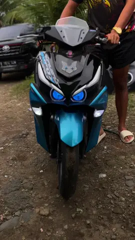Upgrade headlamp aerox new  #fyp #aerox #aeroxnew #aeroxmodifikasi 