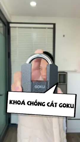 Ổ khoá chống cắt thông minh #tungdadung #okhoachongcat #khoagoku 