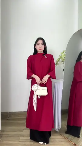 Đơn giản mà xinh cáaa #mihohouse #aofdaitet #tet2025 #_haatrangg #goclamdep #fypシ゚ 