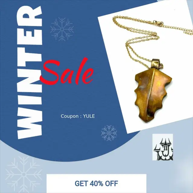 ❄️🔥 Winter Sale is ON! 🔥❄️ Score 40% OFF with code YULE. Darken your collection with these chilling deals—shop now before they vanish! 🛍️💸 👉 https://julianthe2nd.com #GothicWinter #DarkDeals #WinterSale #40Off #GothStyle #DarkFashion #OccultAesthetic #ShopDark #MysticVibes #LimitedTimeOffer #WinterGothEssentials