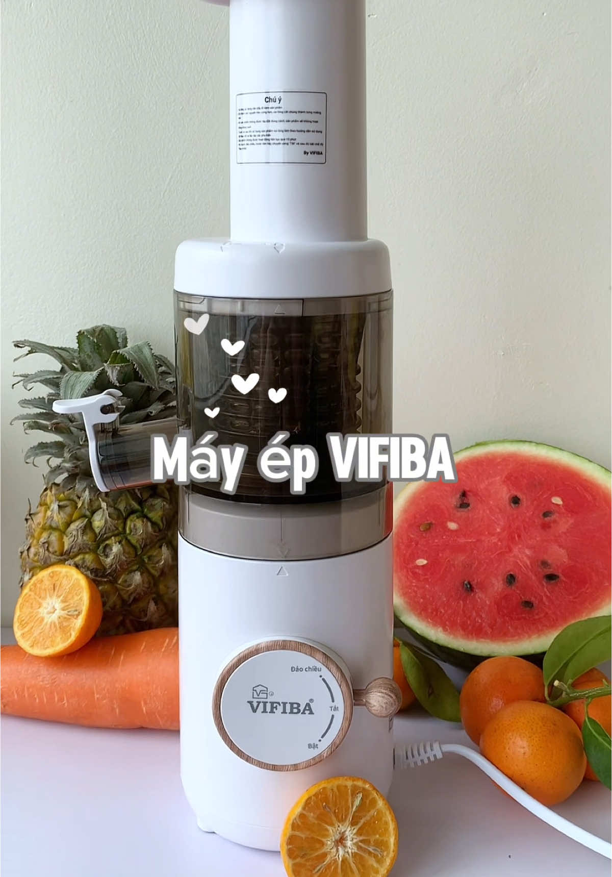 Máy ép chậm mini Daiki nhỏ gọn tiết kiệm không gian nhưng hiệu quả ép rất đáng để mua nhé #mayepchamvifiba #vifiba #nuocep #mayepcham 