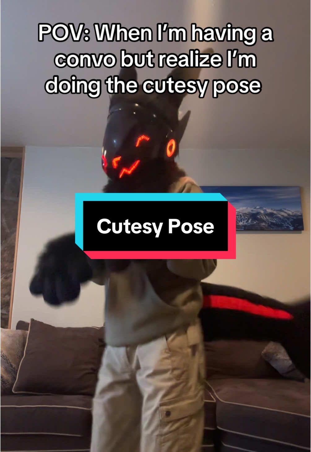 There goes my tough personality #furry #furryfandom #furries #furriesoftiktok #protogen #protogenfurry #protogenfursuit #fyp 