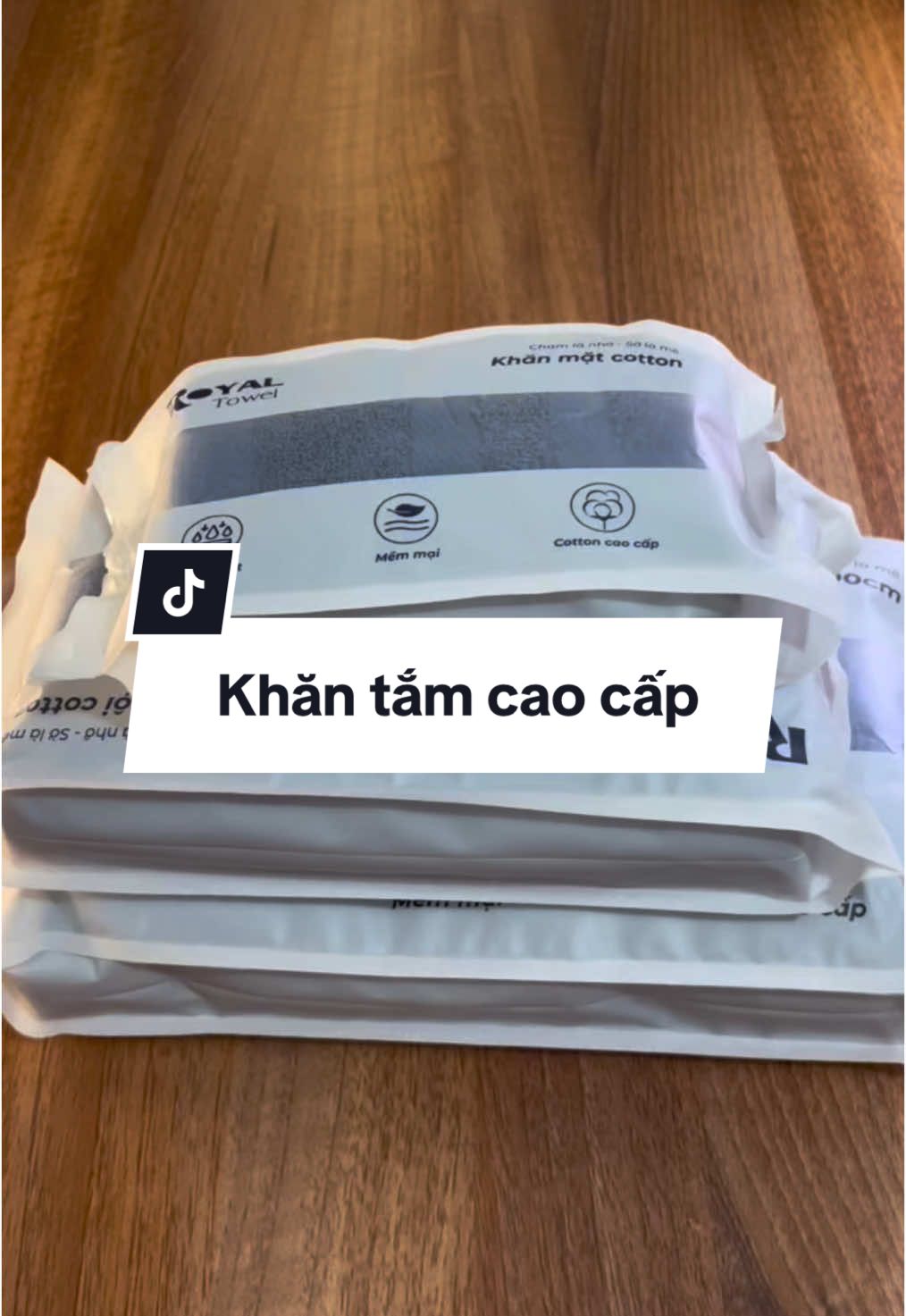 Khăn tắm, khăn mặt, khăn gội cotton hãng Royal cao cấp  #giadung #gidungthongminh #giadungtienich #xh #xuhuongtiktok #khantam #khantamroyalcaocap #royal 