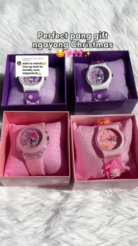 Replying to @Zari Zara store sis meron dito🥰 mdaming stocks check the yellow basket ❤️ #watch #watchforkids #kuromi #watches #viral 