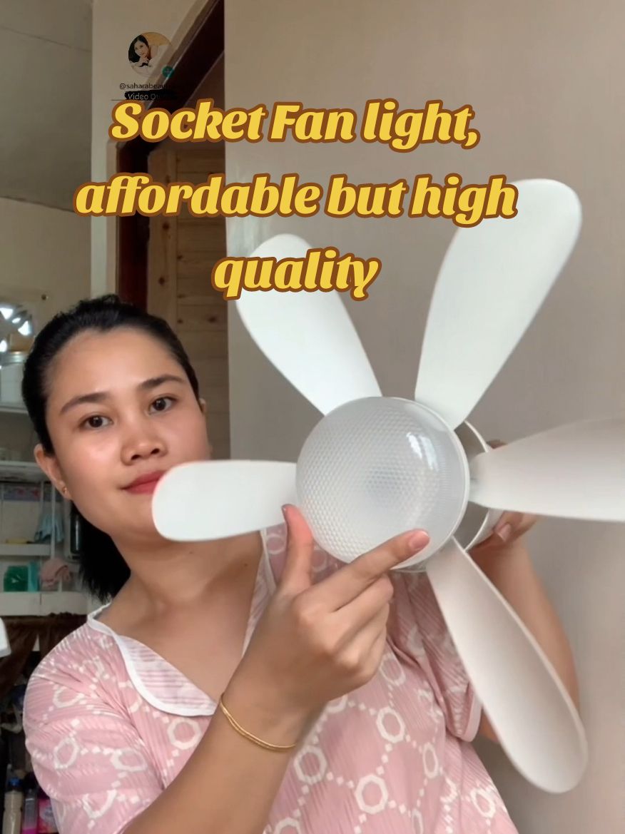 SOCKET FAN LIGHT, AFFORDABLE BUT HIGH QUALITY! #socketfanlight #fanlight #ledlight #ledceilinglight 