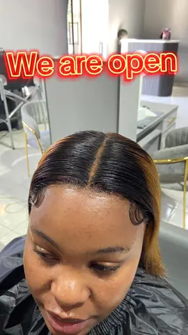 we are open 211 corlet drive bramley#salonowner #comestic #johannesburghairstylist #wiginstallation #beauty @Fatou 