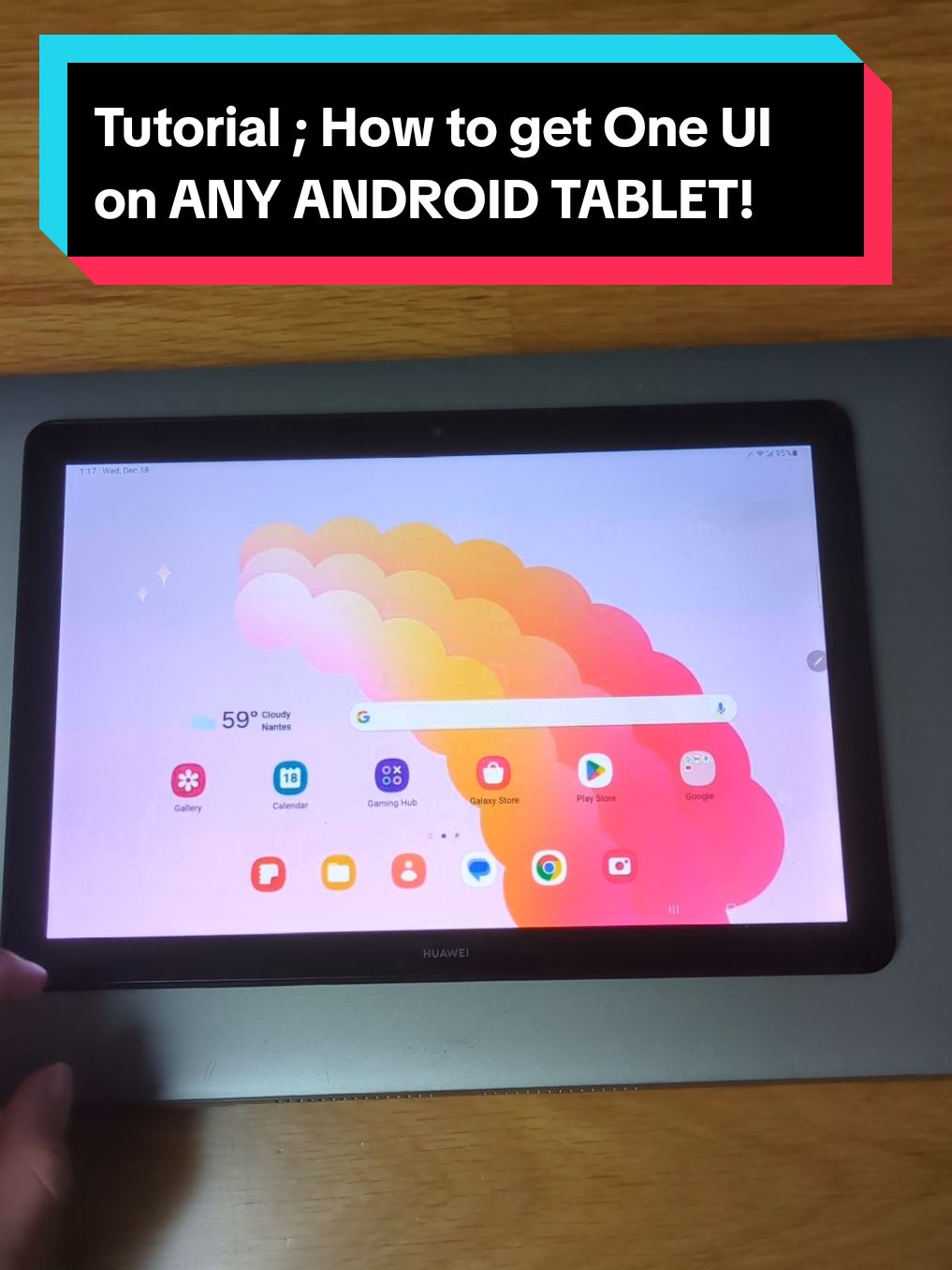 Tutorial : how to get One UI on any android Tablet!  #tabs9 #samsunggalaxytab #samsungalaxy #experiment #huaweimatepad #oneui #oneui5 #samsungtab #samsa #samsung #tablet #oldtablet #huawei #foruyou #foru #fyp #samsungremotetestlab #rtl #tutorial 