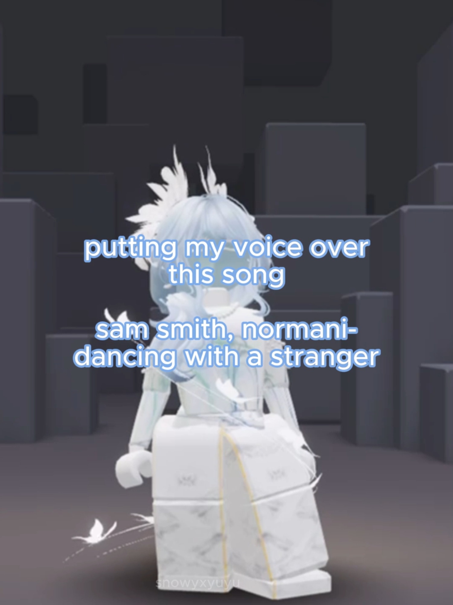 sam smith & normani- dancing with a stranger | little song cover bc ive been inactive <33  #fyp #roblox #songcover #viral #robloxfyp #song #singer #foryou