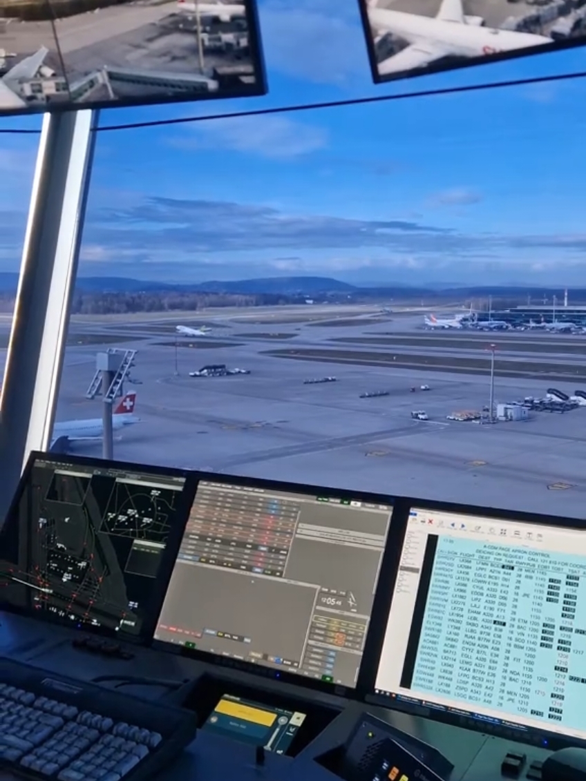 #fyp #foryou #aviation #zürichairport #planes  #controlltower 