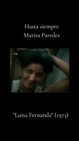 En 1973 una jovencísima Marisa Paredes protagoniza la versión de la célebre Zarzuela del Maestro Federico Moreno Torroba 