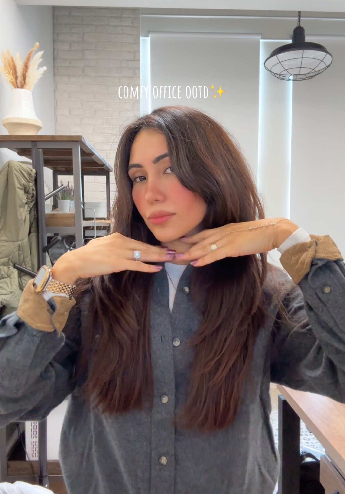 Work mode,but staying comfy!✨ #ootdinspo #comfyoutfits #workootd #officeootd #ootdinspiration #outfit #outfitideas 