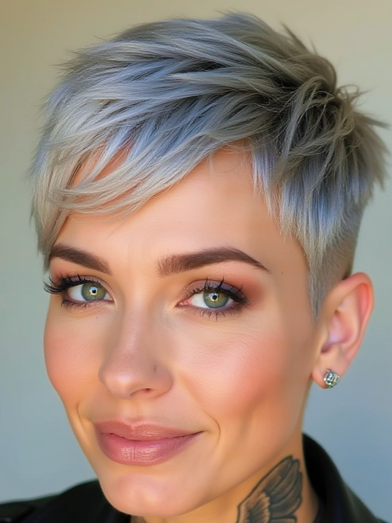Festive Short Hair Don't Care ‍♀️ #ShortHairDontCare #ChristmasHair #HolidayHair Get ready for the holidays with a fresh new short haircut! ✂️✨ These styles are perfect for any festive occasion.  #ShortHair #HairGoals #HolidayStyle #HairInspo #kratkovlasky#ChristmasVibes #HairTransformation